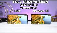IPhone 15 VS Samsung S23 - Clear Comparision | Best phone for you? Most powerful Smartphone ever!