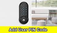 How to add user pin code?