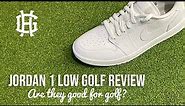 Jordan 1 Low Golf - Unboxing & Review - Are They Good for Golfers?