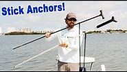 Stick Anchors: How To Anchor Your Boat Or Kayak In Shallow Water Fast (And Inexpensive)