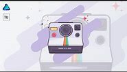 Polaroid Camera Vector Illustration - Affinity Designer