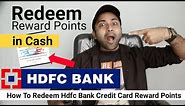 How To Redeem HDFC Bank Credit Card Reward Points | Redeem HDFC Bank Credit Card Points