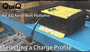 Delta-Q QuiQ Charger for JLG Machines: Selecting a Charge Profile