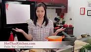 Kanom Jeen Namya Recipe (Rice Noodles w/ Fish Curry) ขนมจีนนำ้ยา- Hot Thai Kitchen!