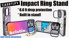 CASETiFY Impact Ring Stand Case iPhone 15 Pro Max: Customizable * 3x Military Grade * Built in Stand