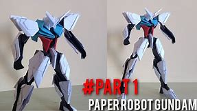 #origamirobot#kirigami#origami origami robot Gundam | how to make a Gundam robot origami #part 1- 2