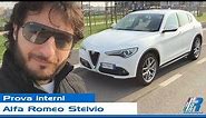 Prova interni Alfa Romeo Stelvio - test drive
