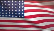 USA Flag waving animated using MIR plug in after effects - free motion graphics