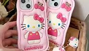 Cartoon Silicone Case for iPhone XR Case,Cute Funny Kawaii Kitty Cat Animal Character Phone Case 3D Cover Phone Case for Kids Girls and Womens