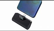 Review: Mini Portable Charger USB-C Power Bank 5200mAh,Ultra Compact LCD Display Battery Pack Backup