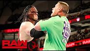 John Cena incites the wrath of Kane after insulting The Undertaker: Raw, March 19, 2018
