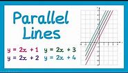 Equations of Parallel Lines - GCSE Maths