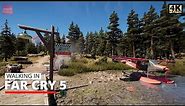 Virtual Walk in Beautiful Montana - Far Cry 5 [ Relaxing Ambience - 4K Ultra Graphics ]
