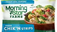 MorningStar Farms Meal Starters Original Meatless Chicken Strips, Vegan Plant Based Protein, 13.5 oz (Frozen)