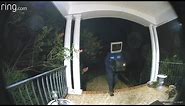 Man wearing TV on head caught on camera leaving old TVs on Virginia front porches | ABC7