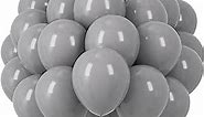 Voircoloria Gray Balloons, 66pack 12inch Grey Latex Party Balloons for Graduation, Wedding, Birthday, Gender Reveal, Baby Shower, Bridal Shower, Anniversary Party Decorations