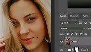 smoothing face and high skin retouching in Photoshop tutorial #photoshop