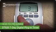 How to Program the Intermatic DT620 7-Day Digital Plug-in Timer