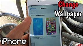 How to change wallpaper on iPhone 6 Plus