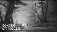Forest : Concept Art Process