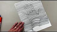 3rd & 4th Grade Art Lesson: 3D Line Hand