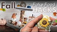 9 FAKE FOOD DIYS / Fall Decor / How to make fake desserts