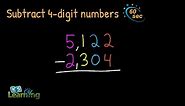 Subtract 4-Digit Numbers | Example