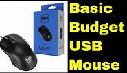 Basic Budget mouse - Evo Labs MO-128 USB Matte Black Mouse - Review