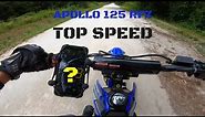 Apollo 125 TOP SPEED! Just How Fast is the 125cc Apollo RFZ Chinese Dirt Bike!