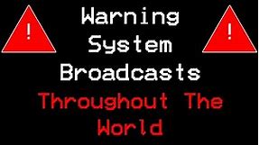 Warning System Broadcasts (EAS) Throughout The World