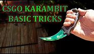 CSGO Karambit | Emerald , Learn a Basic Trick HD #csgoknife