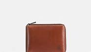Large Zip Around Wallet With Coin, Clay