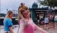 Enchanting Encounter: Princess Aurora's Majestic Appearance at Disneyland!