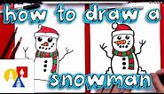 How To Draw A Snowman