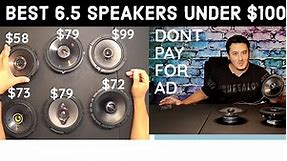 Top 6 best 6.5 speakers By Sales rank Alpine S-S65 KICKER 47Kc Pioneer TS-A1680F JBL GX628 Kenwood