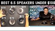 Top 6 best 6.5 speakers By Sales rank Alpine S-S65 KICKER 47Kc Pioneer TS-A1680F JBL GX628 Kenwood