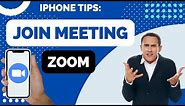 How to Join a Meeting on Zoom for iPhone