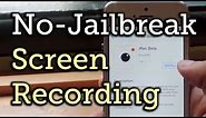 Screen Recording on iOS 7 & iOS 8 (No Jailbreak Required) [How-To]