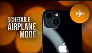 How to Schedule Airplane Mode on iPhone (tutorial)