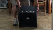JL Audio 12" Subwoofer Enclosure (CP112-WOv3) - First Look!