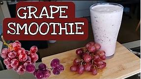 Red Grape Smoothie | Smoothie Recipes