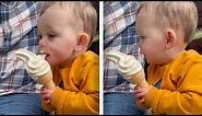 Little Boy Tells Mum Off While Eating Ice Cream (Funny Toddlers)