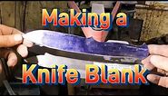 How to make a Bushcraft Knife blank by Jacklore