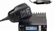 Cobra 19 MINI AM/FM Recreational CB Radio - Dual-Mode AM/FM, 40 Channels, Travel Essentials, Time Out Timer, VOX, Auto Squelch, Auto Power, Instant Channel 9/19, 4-Watt Output, Easy to Operate, Black
