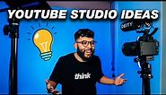 4 INCREDIBLE YouTube Studio Background Ideas | Think Media Reviews Your Setup