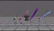 【Minecraft】Custom Swords Compilation Datapck Trailer Part 1