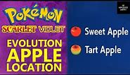 Sweet & Tart Apple Locations in Pokemon Scarlet Violet - How to Get Evolution Apples for Applin