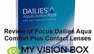 Review of Focus Dailies Aqua Comfort Plus Contact Lenses