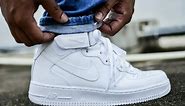 Nike Air Force 1 Mid (White on White) - Unboxing and On Feet Review