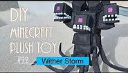 [Minecraft] Wither Storm - How to make a plush toy - DIY